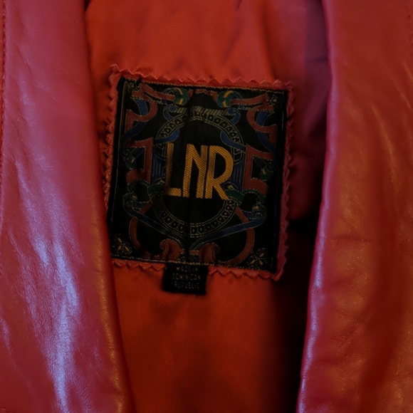 Red Leather Jacket - Picture 2 of 4